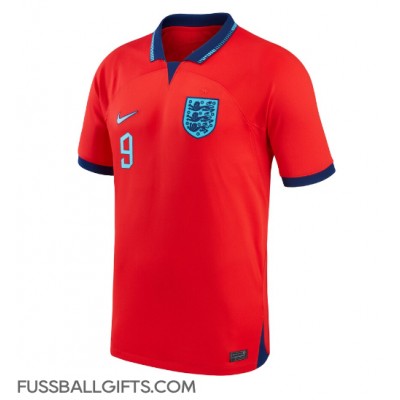 England Harry Kane #9 Fußballbekleidung Auswärtstrikot WM 2022 Kurzarm